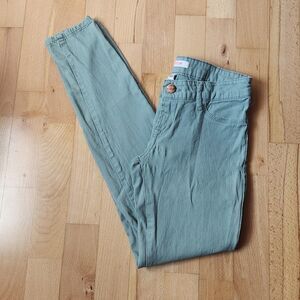 Refuge Skin Tight Legging, Green/Gray, Size 4